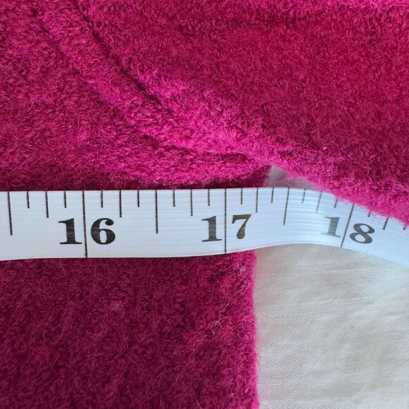 Tahari Fuchsia Dark Pink Motorcycle Bomber Jacket - Picture 9 of 10